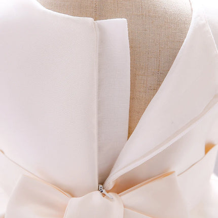 Summer Elegant 1st  Birthday Dress For Baby Girl Clothing Baptism Bow Princess Dresses Party Dress Girls Costume Vestido