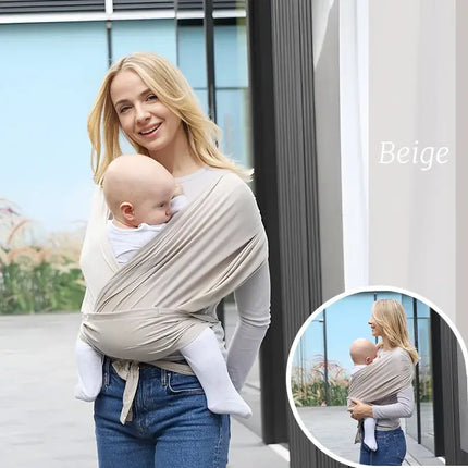 PANGDUBE Ergonomic Baby Wrap Sling Carrier Soft Cotton Kangaroo Sling for Newborns to 36 Months Comfortable Front Baby Carrier