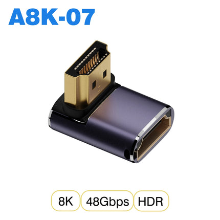 UGOURD HDMI2.1 Cable Adapter mini micro hdmi to HDMI 2.1 Converter 48Gpbs 8K60HZ 4K120HZ for HDTV Projector PS4 PS5 Laptop PC
