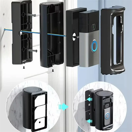 no drill ring doorbell mount