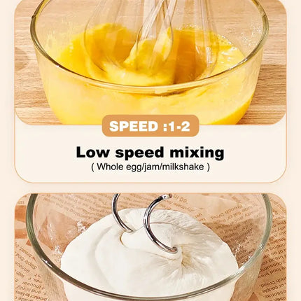 SUNATUR Hand Mixer 110-240V Blender 300W Electric Food Processor 3 in 1 Mixer Kitchen Appliances Machine Mixer for Baking