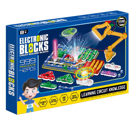 ANU New Circuit Electronic Building Block Scientific Experiment Educational Children's Assembled Toys Electronic Exploration 8+