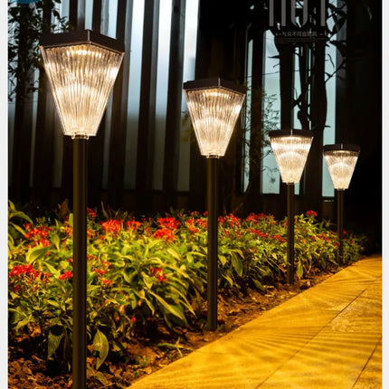 Outdoor Solar Lights Garden Lights Solar Powered Lamp Lantern Waterproof Landscape Lighting Pathway Yard Lawn Garden Decoration