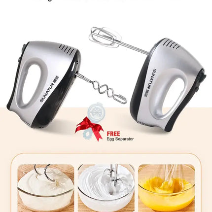 SUNATUR Hand Mixer 110-240V Blender 300W Electric Food Processor 3 in 1 Mixer Kitchen Appliances Machine Mixer for Baking