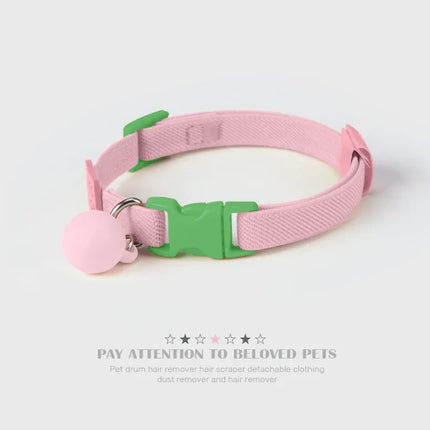 Safety and Fashion Accessories Pet Collar Anti-length Adjustable High Elastic Cat Necklace Dog Collar Accessories Pet Supplies