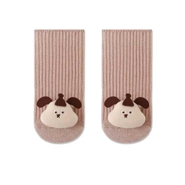 Baby Socks For Newborn Autumn Winter Infant Toddler Girls Boys Floor Home Anti-slip Socks Cartoon Animal Cotton Soft Sock 0-3Y