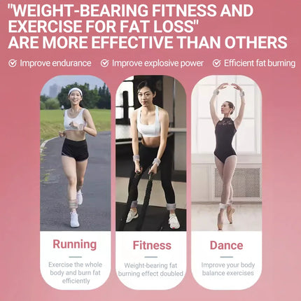 2PCS Ankle Weights Soft Sand For Yoga Running Gym Fitness Body Training Non-Slip Durable For Men Women