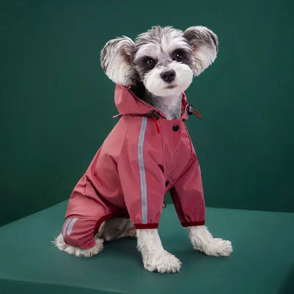 waterproof dog raincoat