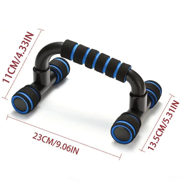 Non-Slip Push Up H-Shaped Support Bar Stand Home Fitness Power Rack Gym Handles Pushup Bars Exercise Arm Chest Muscle Training