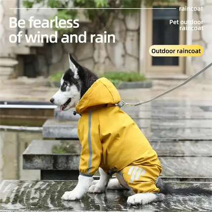 waterproof dog raincoat