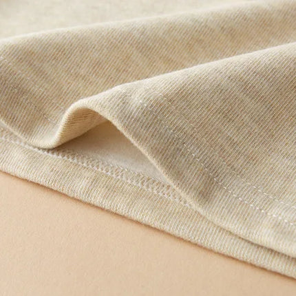 Children's T-Shirts Bear Embroidery and Fleece Long Sleeve Base Shirt Girls Boys Clothes Girls Tshirts Kids Clothes Boys