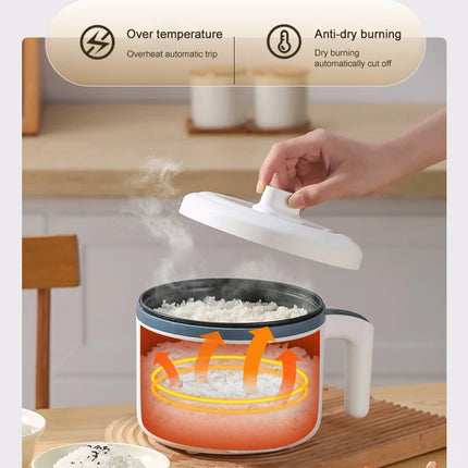 1.7L Electric Rice Cooker Single Double Layer 220V Multi Cooker Non-Stick Smart Mechanical MultiCooker Steamed Rice Pot For Home