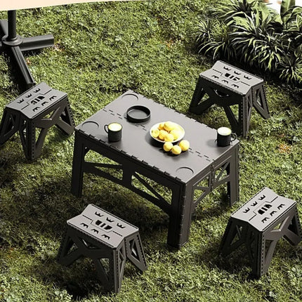 Outdoors Foldable TableTravel Folding Step Stool Weight Sturdy Tables Portable Picnic Desk Camping Simplicity Practical Desks