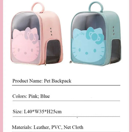 Pet Carrier Backpack with Window Transport Carrying Breathable Travel Bag Dog Space Capsule Cat Carrier