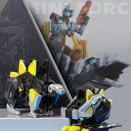Genuine Mini Secret Service Watch Toy Boy Mecha Robot Ruper Dinosaur Power Deformation Toy Suit Action Figures Kids Gifts