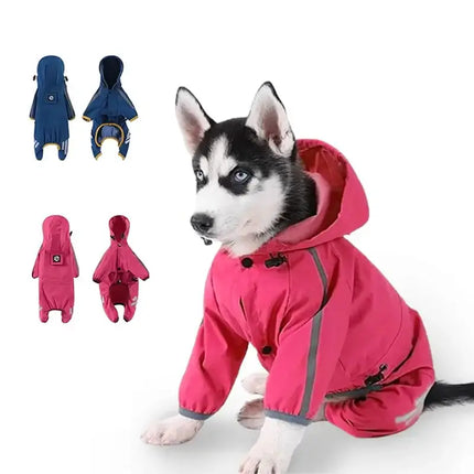 waterproof dog raincoat