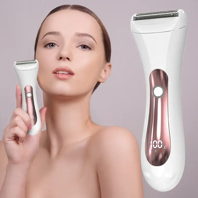 Electric Body Hair Trimmer - Groin Trimmer for Men - Bikini Trimmer Women - Wet/Dry Shaver Groomer  Waterproof Hygiene Razor