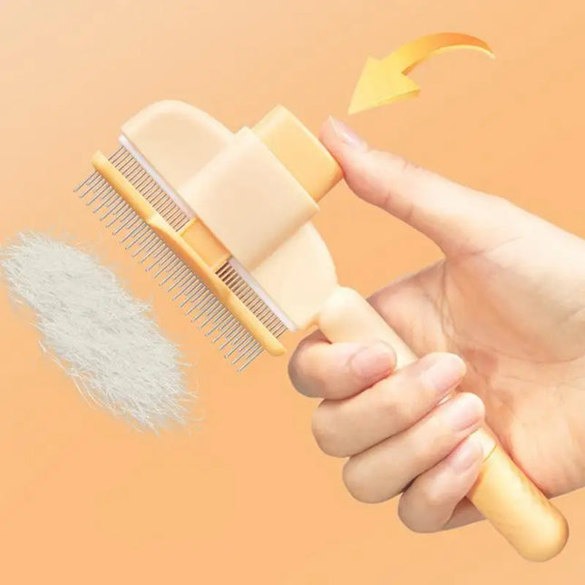 Dog Hair Remover Brush Pet Dogs Hair Brush Cat Dog Hair Grooming And Care Comb Long Hair Pet Self Cleaning Row Pet Supplies