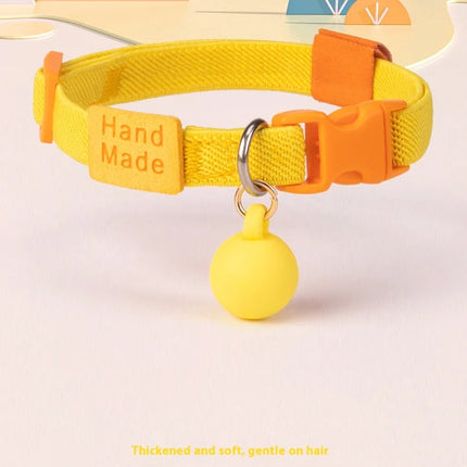 Safety and Fashion Accessories Pet Collar Anti-length Adjustable High Elastic Cat Necklace Dog Collar Accessories Pet Supplies