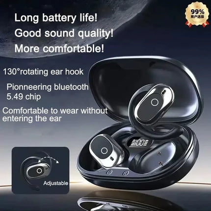Innovative TWS Bluetooth Earbuds - Berlin Voice OWS Wireless Bluetooth Earbuds Adjustable Earbuds Suitable for All Devices