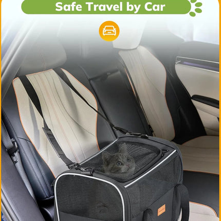 Cat Carrier Soft Portable Pet Carrier for Small Medium Cats Dogs Puppy up to 14lbs Airline Approved Dog Carrier