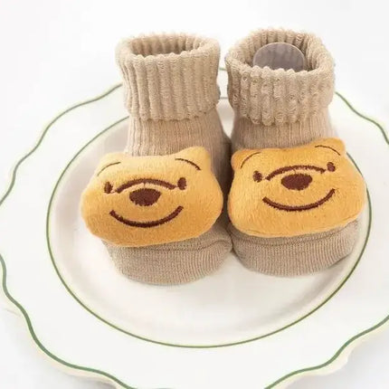 Cute Baby Girl  Boy Socks Cotton Baby Socks Rubber Anti Slip Boy Girl Floor Kids Toddlers Sock Infant Newborn Gift