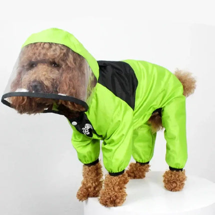 waterproof dog raincoat