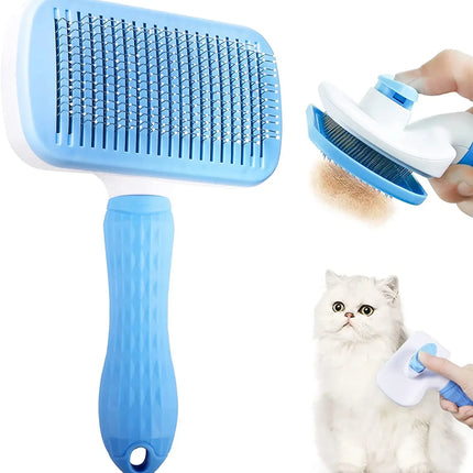 Dog Hair Remover Brush Cat Dog Hair Grooming And Care Comb For Long Hair Dog Pet Removes Hairs Cleaning Bath Brush Dog Supplies
