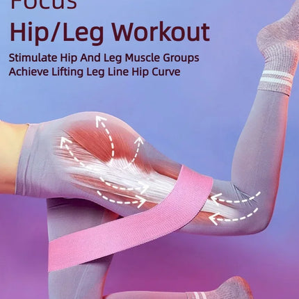 3Pcs Fabric Resistance Hip Booty Bands Glute Thigh Elastic Workout Squat Circle Stretch Fitness Strips Loops Yoga Gym Equipment