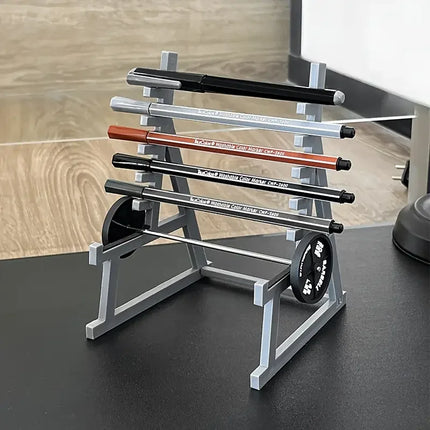 Creative Barbell Pen Holder Fitness Themed Fitness Pen Holder Perfect Gift for Fitness Enthusiasts Weightlifters