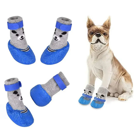 waterproof dog socks with non-slip soles