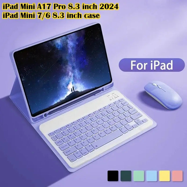 For IPad Mini 7 A17 Pro 8.3“ A2995 A2996 2024 Keyboard Case,Detachable Magnetic Keyboard for IPad Mini 6th Gen A2567 A2568 Case