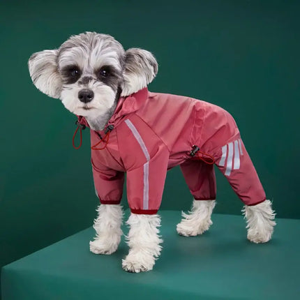 waterproof dog raincoat