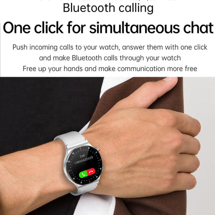 Premium Smart Watches for Men and Women - NFC, Bluetooth Calling, Fitness Tracking, Waterproof Sports Wristwatches Compatible with Xiaomi and Huawei 2025