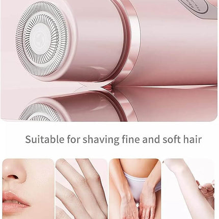 Rechargeable Electric Trimmer for Women 2in1 Hypoallergenic Electric Lady Hair Groomer Hair Removal Tool Body Shavers Gifts