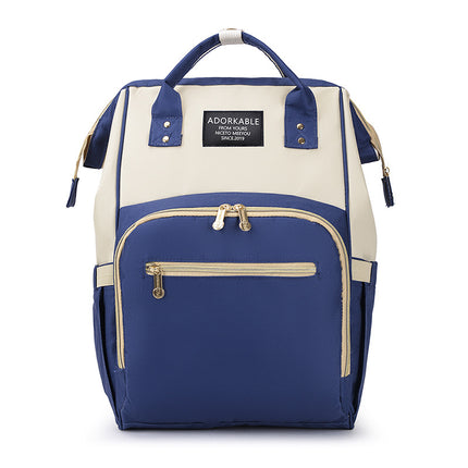 Lightweight Multifunctional Baby Diaper Backpack with Enhanced Capacity for Wet and Dry Essentials