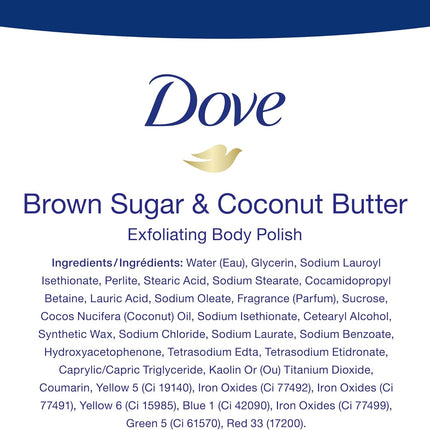 Exfoliating Body Polish for Silky Smooth Skin Brown Sugar & Coconut Butter Body Scrub Exfoliates & Restores Skin'S Natural Nutrients 298 G