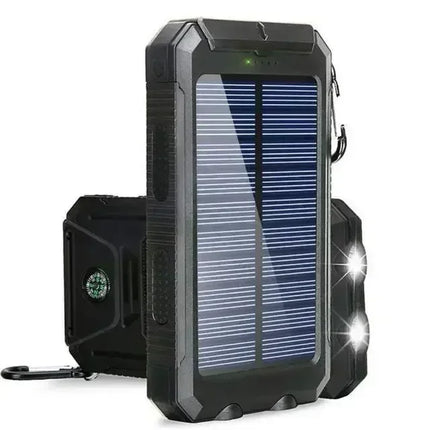 200,000mAh Waterproof Solar Power Bank with Fast Charging Capability and SOS Function for iPhone, Samsung, and Xiaomi Devices