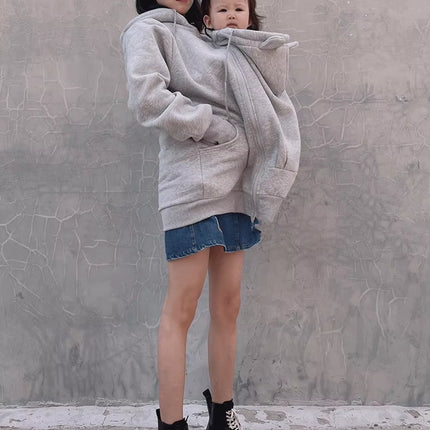 Winter Pregnant Clothes Maternity Baby Carrier Hoodie Sweatshirt Coat Winter Maternity Jacket Baby Shower Coat Baby Carrier Coat