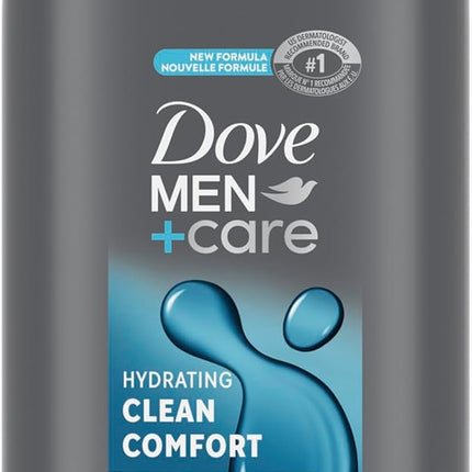 Exfoliating Deep Clean Body and Face Wash with 24-Hour Nourishing Micromoisture Technology Body Wash for Men 695 Ml with Pump