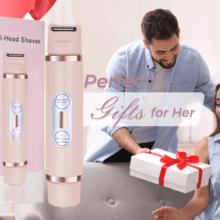 Rechargeable Electric Trimmer for Women 2in1 Hypoallergenic Electric Lady Hair Groomer Hair Removal Tool Body Shavers Gifts