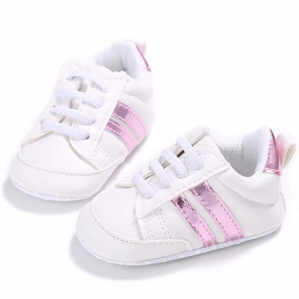 Infant Cotton Sneakers with Anti-Slip Sole - Soft First Walkers for Newborns and Toddlers