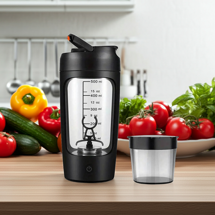 500ML Electric Protein Powder Mixing Cup Automatic Shaker Bottle Mixer Shake Bottle Milk Coffee Blender Kettle fro Gym outdoor